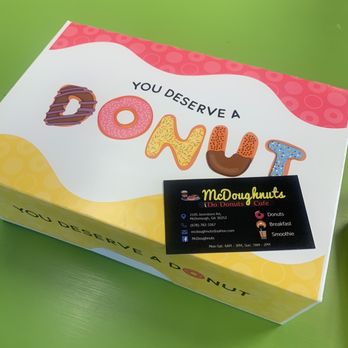 Mcdoughnuts - Great presentation and business card - Donuts Near Me - McDonough, Georgia