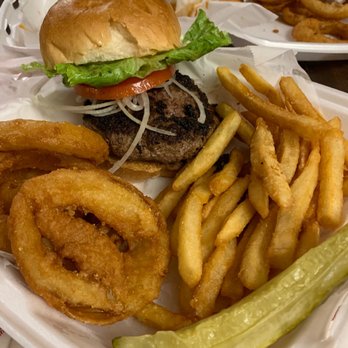 Blarney Stone - The Original Blarney Burger with fries and onion rings! - Pubs Near Me - Syracuse, New York Blarney Stone - The Original Blarney Burger with fries and onion rings! - Pubs Near Me - Syracuse, New York
