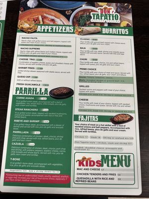 Menu photo 2 Don Tapatío Minot, ND Menu photo 2 Don Tapatío Minot, ND