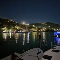 Compass Point Marina - Marina at night