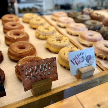 Bun Appetit - Churro dulce de leche & passion fruit donuts - Donuts Near Me - Fremont, California