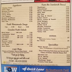 Jackie's Family Restaurant - Menu