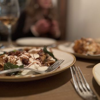 Viaggio Ristorante - a plate of pasta and a glass of wine - Italian Near Me - Wayne, New Jersey