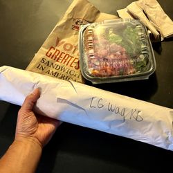 Capriotti's Sandwich Shop - Yup! It's a very long sub sandwich!