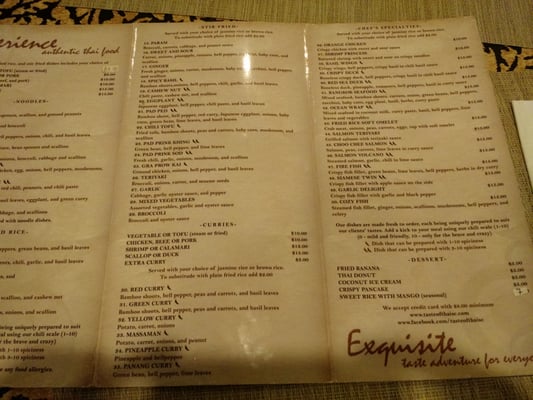 Menu photo 6 Thai Taste Spartanburg, SC Menu photo 6 Thai Taste Spartanburg, SC