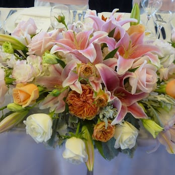 CC Creations & Floral Design - center piece from the head table - Florists Near Me - Monterey, California CC Creations & Floral Design - center piece from the head table - Florists Near Me - Monterey, California