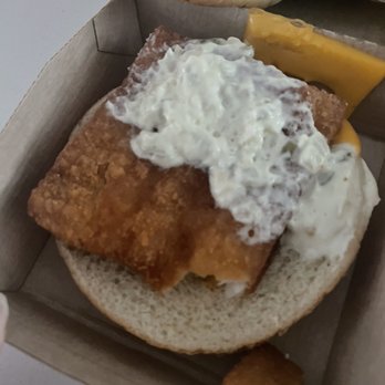 McDonald's - a fried chicken sandwich in a box - Fast Food Near Me - Severn, Maryland
