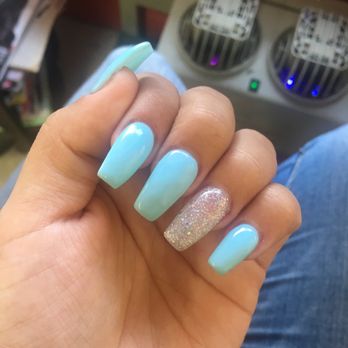 Blue Nails - Gel Full Set - Nail Salons Near Me - San Lorenzo, California Blue Nails - Gel Full Set - Nail Salons Near Me - San Lorenzo, California