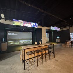 Aces Ball Club - Golf simulator area, they have 2