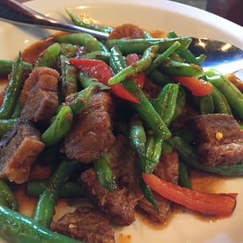 Thai Eatery - Prig Khing Pork Belly - Thai Near Me - Snoqualmie, Washington Thai Eatery - Prig Khing Pork Belly - Thai Near Me - Snoqualmie, Washington