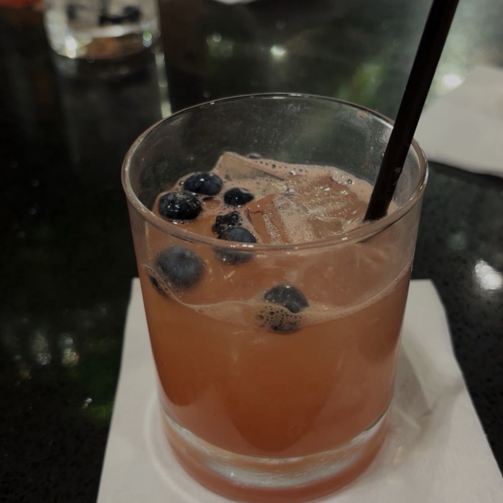 Pretty boy with blueberry lavender vodka