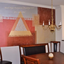Brush Magic Painting and Decorating - Mural painting with metalic paint