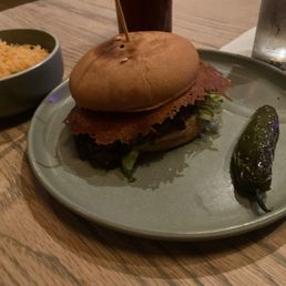 Chorizo smash butger Chorizo smash butger