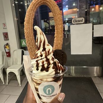 Street Churros - Cinnamon churro with ice cream - Desserts Near Me - Monterey Park, California Street Churros - Cinnamon churro with ice cream - Desserts Near Me - Monterey Park, California
