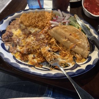 El Cerrito Mexican Restaurant - Two item combo - hard shell taco and enchilada - Mexican Near Me - Rancho Cucamonga, California El Cerrito Mexican Restaurant - Two item combo - hard shell taco and enchilada - Mexican Near Me - Rancho Cucamonga, California