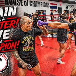 V-FIT Martial Arts, House of Champions - V-FIT Martial Arts, The House of Champions Head Muay Thai coach Cruz Pena.