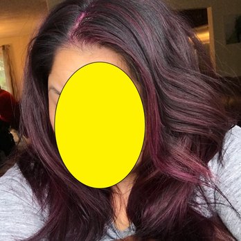 Clementine Hair Studio - 3 days 2 washes later, more magenta burgundy. Not too purple anymore (thankfully). Stains still on scalp. Unretouched photo in natural light - Hair Stylists Near Me - Somerville, Massachusetts Clementine Hair Studio - 3 days 2 washes later, more magenta burgundy. Not too purple anymore (thankfully). Stains still on scalp. Unretouched photo in natural light - Hair Stylists Near Me - Somerville, Massachusetts