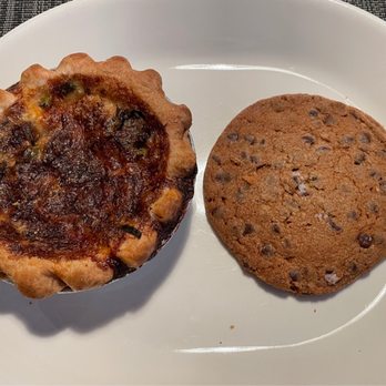 Red Bay Coffee - Quiche and Chocolate chip cookie - Cafes Near Me - Oakland, California