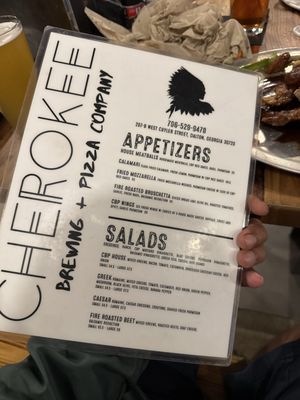 Menu photo 2 Cherokee Brewing and Pizza Dalton, GA