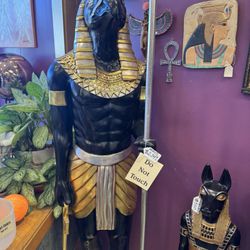 Open Doors - Egyptian Statues, an Anhk, masks and a print