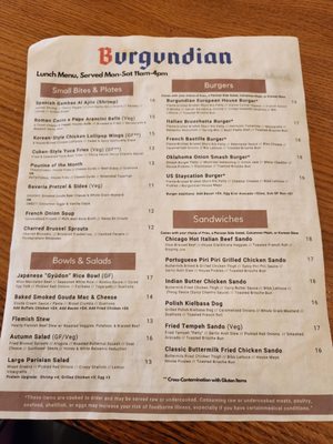 Menu photo 6 Burgundian Attleboro, MA