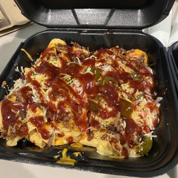 Double Barrel Barbecue - Tri Tip Nachos! - Food Trucks Near Me Double Barrel Barbecue - Tri Tip Nachos! - Food Trucks Near Me