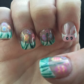 Sugar Nails - My Easter designs done by Annie - Nail Salons Near Me - Los Angeles, California