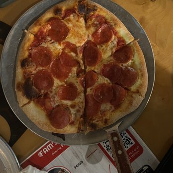 Fam's Brewing Co. - Small pepperoni pizza - Pizza Near Me - Charleston, South Carolina Fam's Brewing Co. - Small pepperoni pizza - Pizza Near Me - Charleston, South Carolina