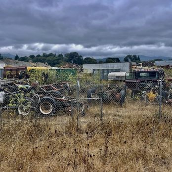 River Walk Trail - September 11, 2025 - Scrap metal yard along trail. - Hiking Near Me - Fortuna, California River Walk Trail - September 11, 2025 - Scrap metal yard along trail. - Hiking Near Me - Fortuna, California