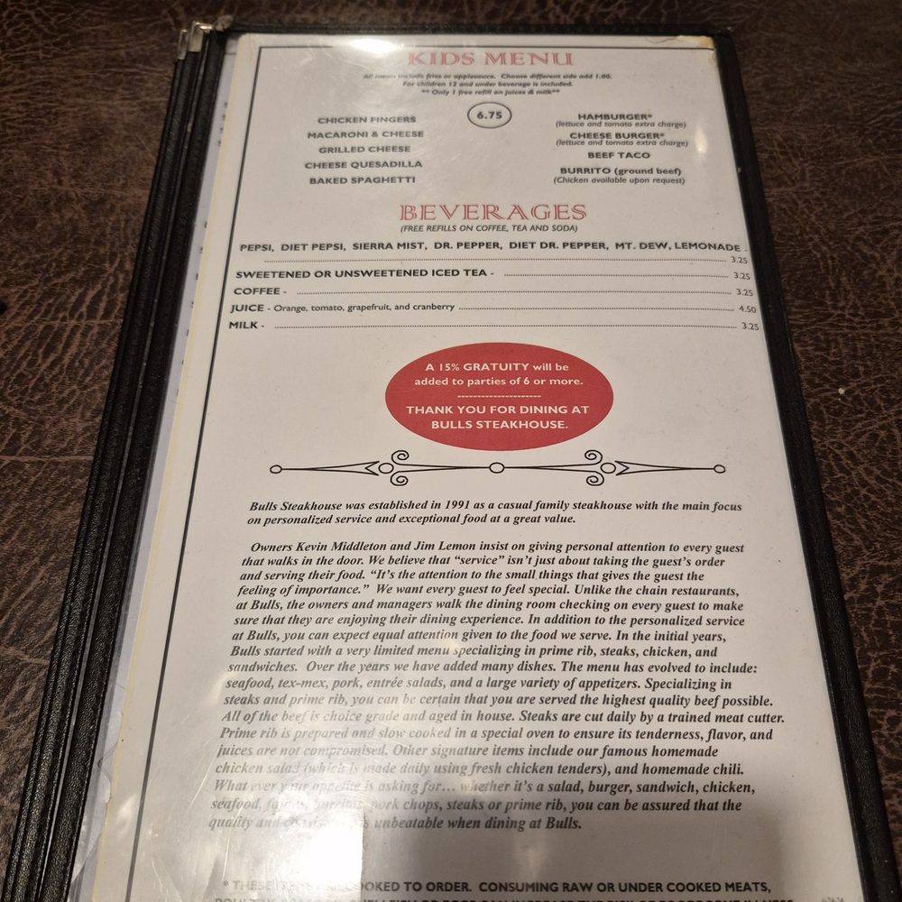 Bulls Steakhouse - Steakhouses Near Me - Forest, Virginia