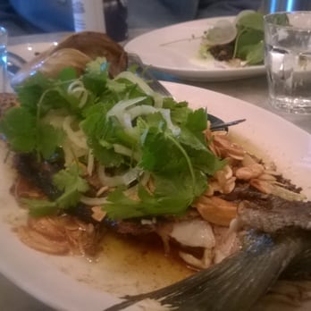 Launderette - Whole Branzino Fish - New American Near Me - Austin, Texas Launderette - Whole Branzino Fish - New American Near Me - Austin, Texas