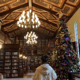 Main room of library