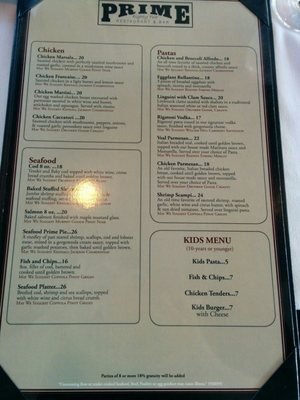 Menu photo 2 Prime 82 Norwich, CT Menu photo 2 Prime 82 Norwich, CT