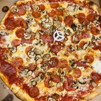 Rosa's Pizza - a pepperoni and mushroom pizza - Pizza Near Me - Great Neck, New York