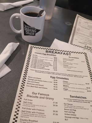 Menu photo 2 Sebring Diner Sebring, FL