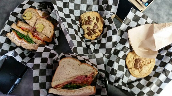 Stacked Sandwiches by null