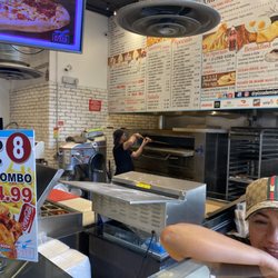 Pizza De Miami - Rude -he shouldn't be working with the public. As a local he offended and embarrassed me in front of my visiting family by being so abusive