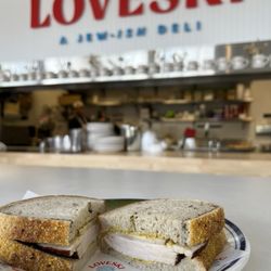 Loveski - Tiny turkey on rye sandwich