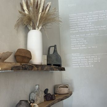Torotea - the bar area (and half the menu lol) - Coffee & Tea Near Me - Diamond Bar, California