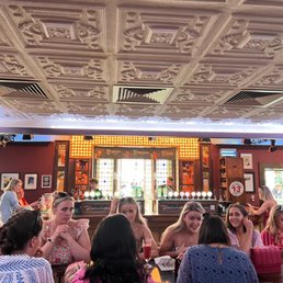 Inside the back bar area.