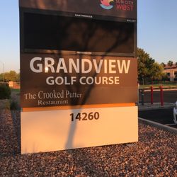 Grandview Golf Course - Sign