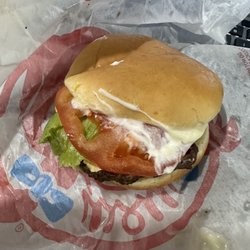 Wendy's - Jr bacon. Sloppy but good.