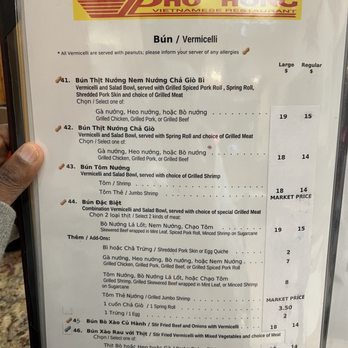 Pho Hung - Menu 2025 February - Vietnamese Near Me - Toronto, Ontario