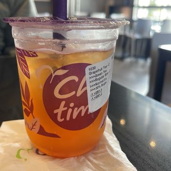 Chatime - Grapefruit green tea - Bubble Tea Near Me - Richmond Hill, Ontario Chatime - Grapefruit green tea - Bubble Tea Near Me - Richmond Hill, Ontario
