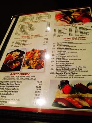 Menu photo 5 Sake House Beaver Dam, WI