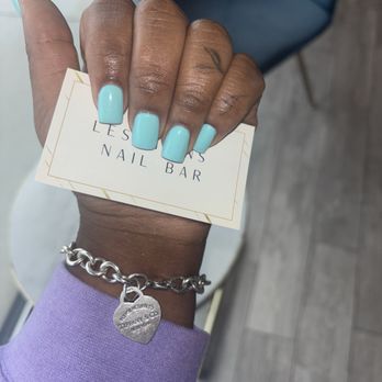 Les Mains Nail Bar - Tiffany blue #125 - Nail Salons Near Me - Buford, Georgia