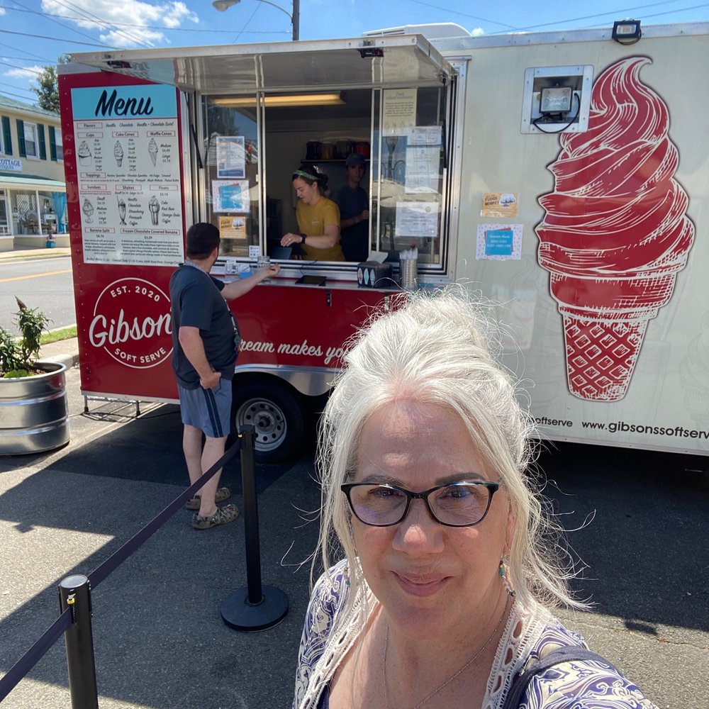 Gibson’s Soft Serve - a woman taking a selfie - Food Trucks Near Me - Bowling Green, Virginia Gibson’s Soft Serve - a woman taking a selfie - Food Trucks Near Me - Bowling Green, Virginia