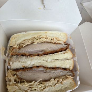 Nom Nom Sando - Chicken katsu sando with house special sauce - Sandwiches Near Me - Seattle, Washington