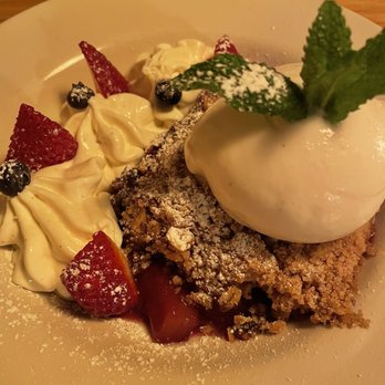 La Rocca Osteria - Apple and berry crisp - Italian Near Me - Montclair, New Jersey