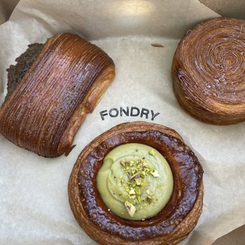 Fondry - Cafe Pain au Suisse, Pistachio Cream Danish, Kouign Amann - Cafes Near Me - Los Angeles, California